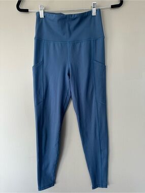 American Eagle Outfitters Slate Blue 'The Everything' Pocket Leggings